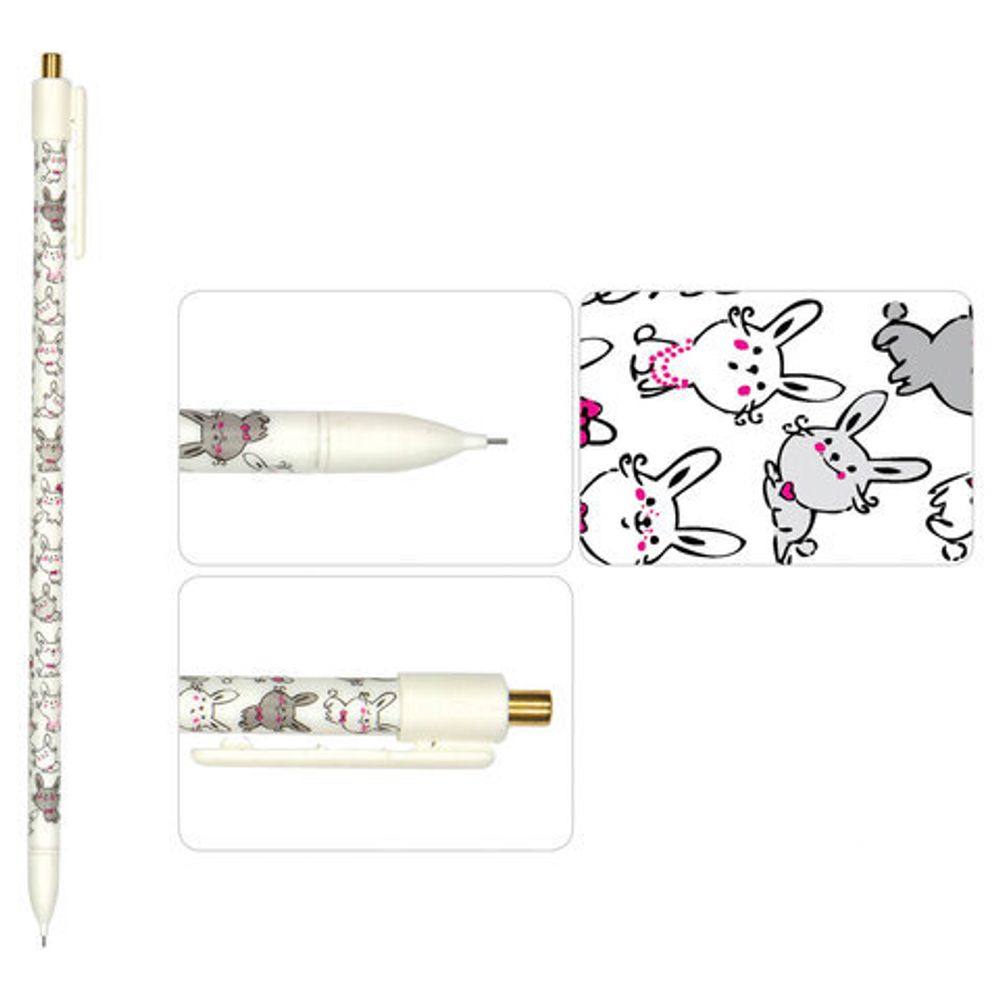 Карандаш механический 0,5 мм, BRUNO VISCONTI "MagicGraphix", "Зайчики", 21-0044/07