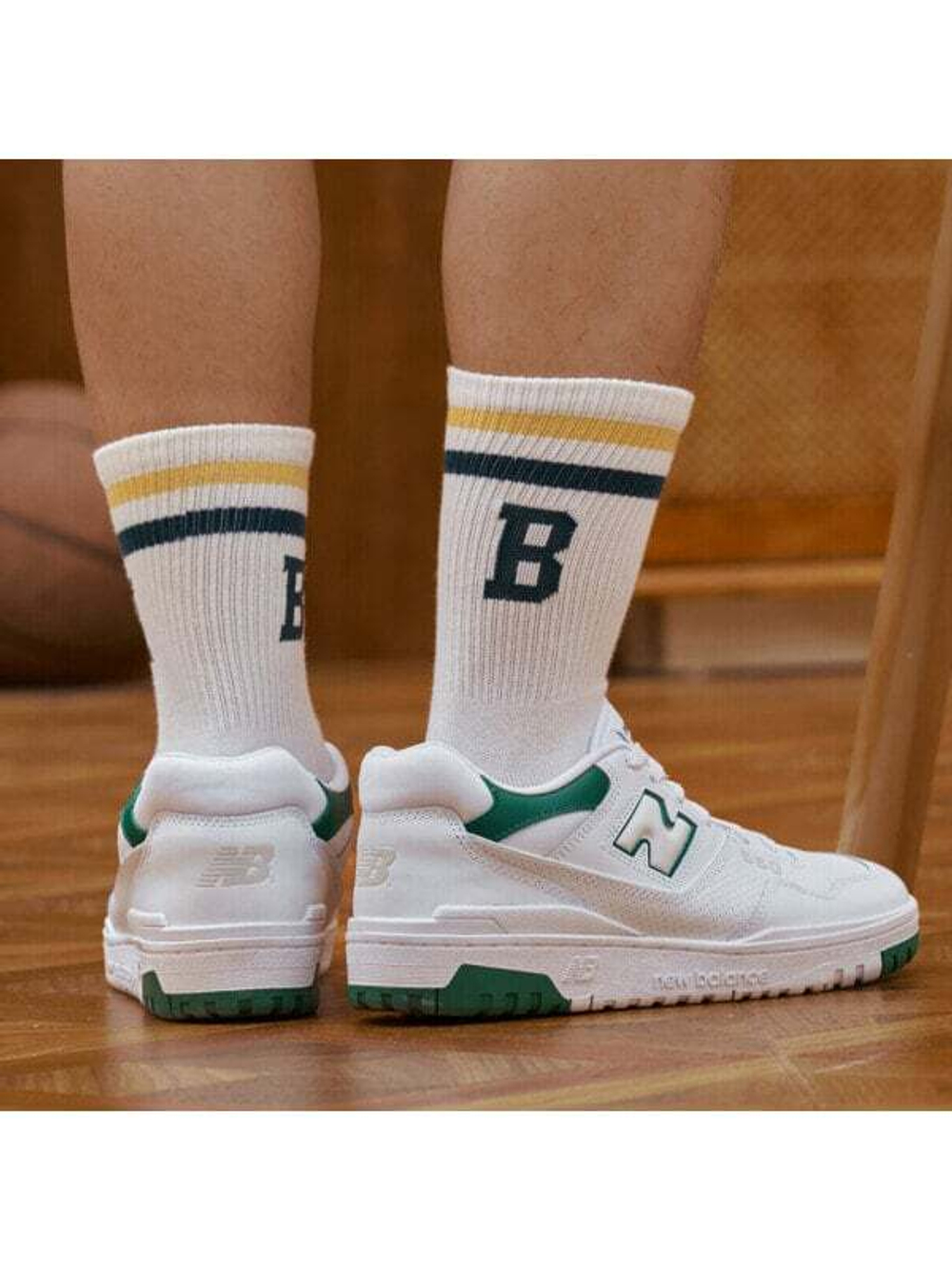 Кроссовки New Balance 550 White Classic Green