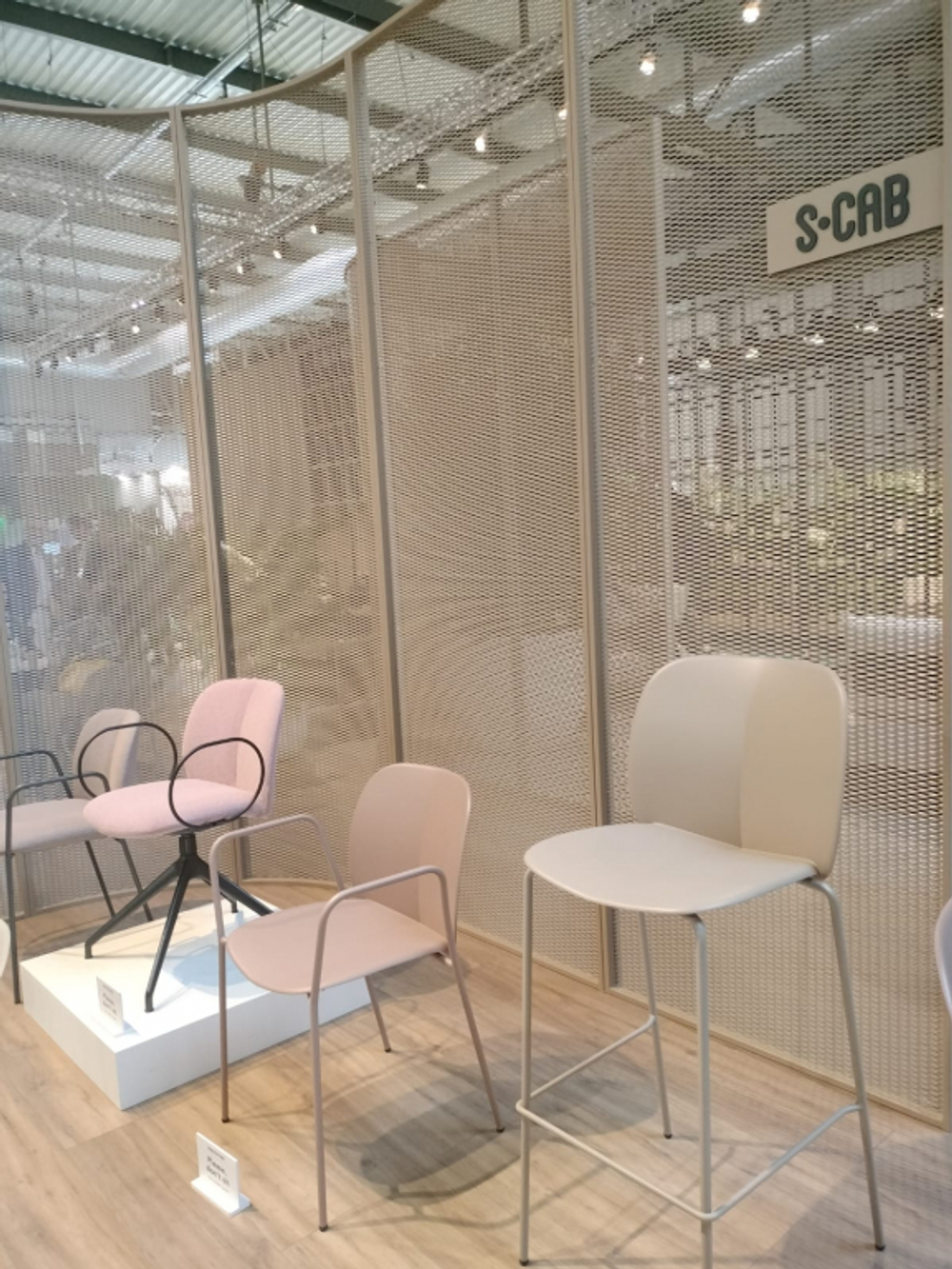 Стул пластиковый барный Scab Design Mentha Go Green, тортора