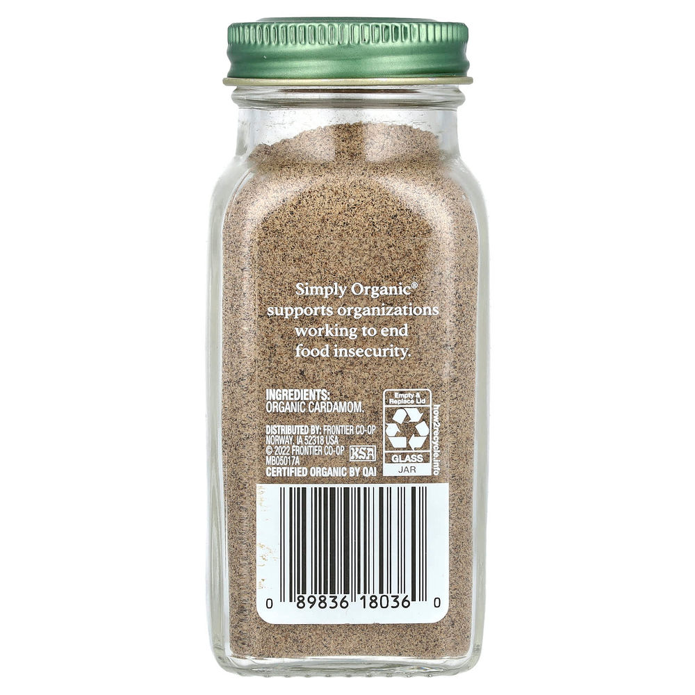 Simply Organic, Кардамон, 80 г (2,82 унции)