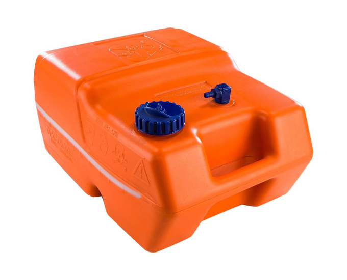 Бак топливный переносной без указателя уровня в комплекте с переходником "елочка", 24 л