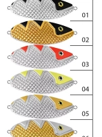 Блесна зимняя СПИНКА 10,0g, цвет 01, 1 шт