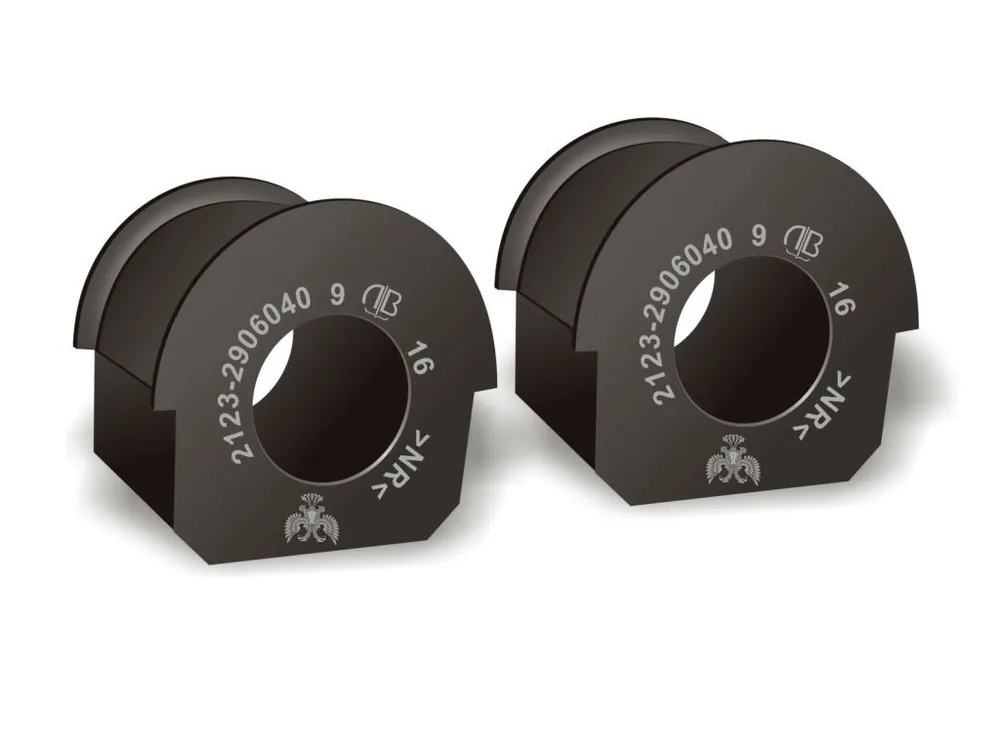 Втулки стабилизатора 2123-2906040/2906046 БМРТ (к-т4+2) (в уп) 12340