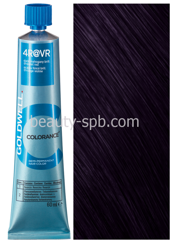 Goldwell Colorance 4R@VR бриллиантовый медный махагон с фиолетово-красным сиянием 60 мл