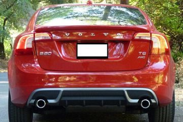 Диффузор заднего бампера V.2 для VOLVO S60 V60 2010-2018