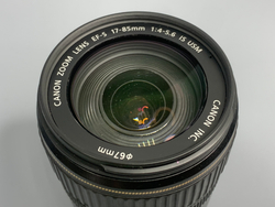 Canon EF-S 17-85mm IS USM пыль под линзой