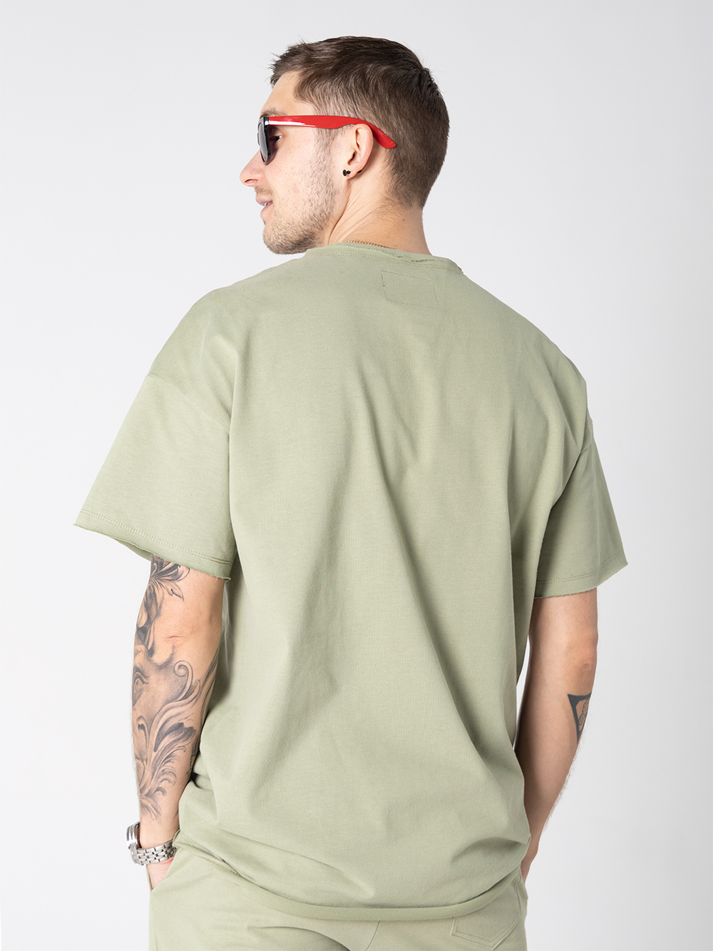 Футболка оверсайз Город Горький фисташка