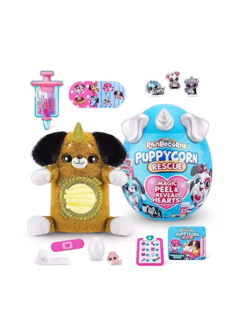 Мягкая игрушка сюрприз яйцо Rainbocorns Puppycorn Rescue