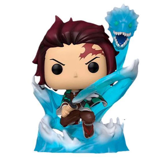 Фигурка Funko POP! Animation Demon Slayer Tanjiro Kamado with Dragon (GW/TRL) (Exc) (873) 49680 / Фигурка Фанко ПОП! по мотивам аниме "Истребитель демонов", Танджиро Камадо