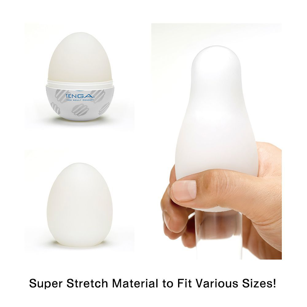 Мастурбатор-яйцо Tenga EGG Sphere с рельефом из бугорков