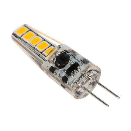 Лампа светодиодная Rexant JC-Silicon Капсульная, 2 Вт, 12 В, 6500 К, G4, холодный свет