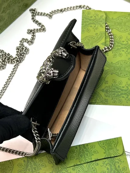 Сумка Gucci Dionysus GG Super Mini черный