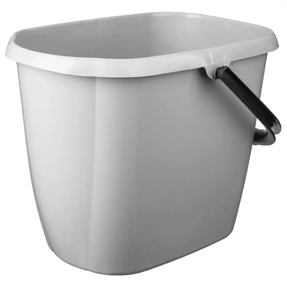 Ведро Etna прямоугольное 12л (серый) (комплект 16 шт)