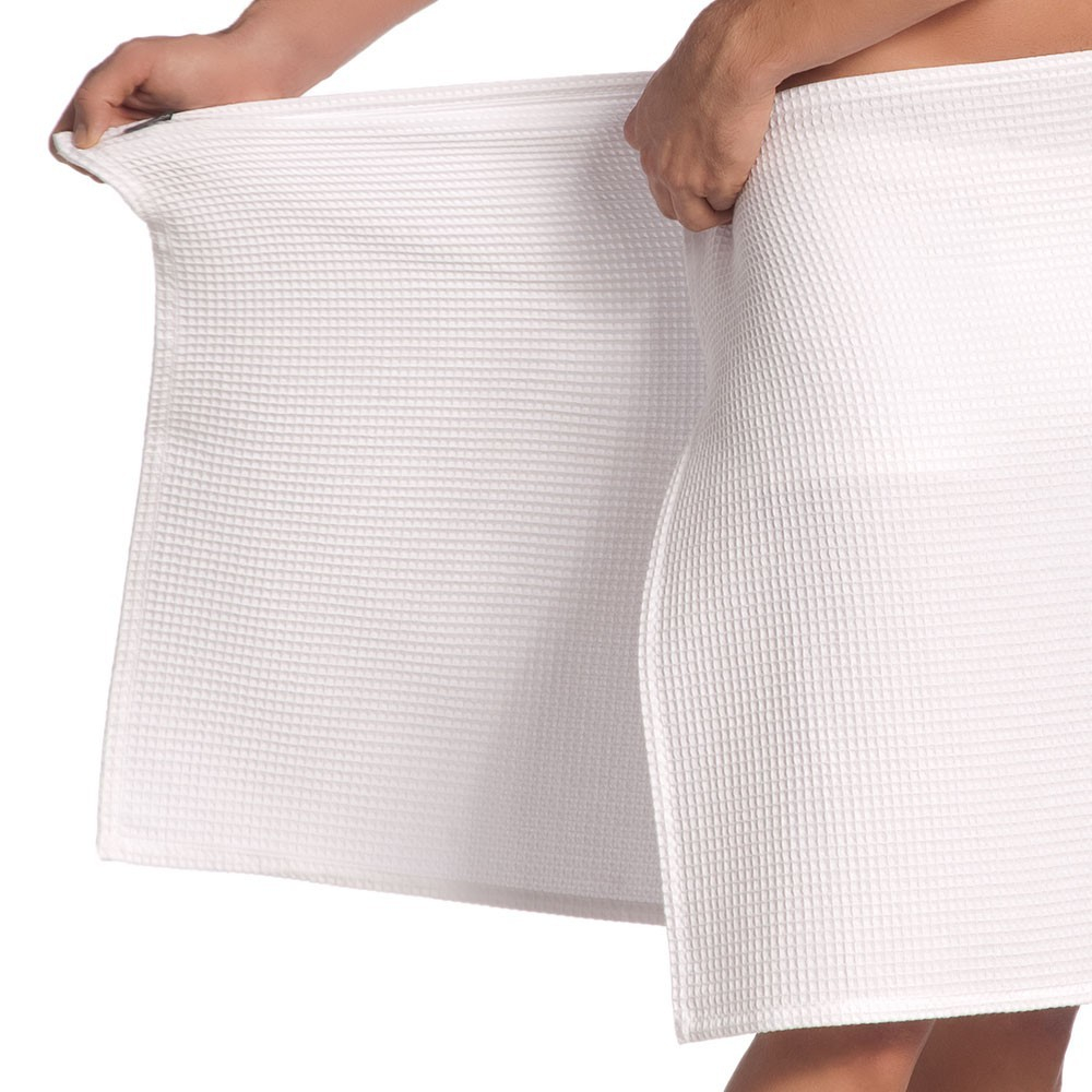 Полотенце для сауны Vossen 80x220 Vossen Rom Pique-U белое Австрия