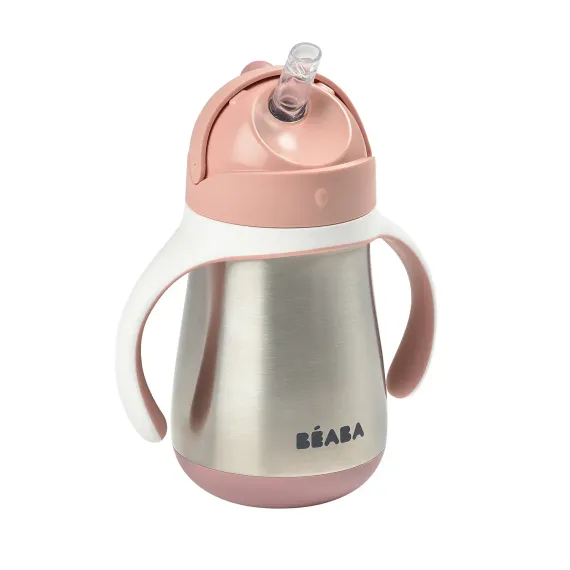 Поильник термос Beaba Tasse Paille Old Pink