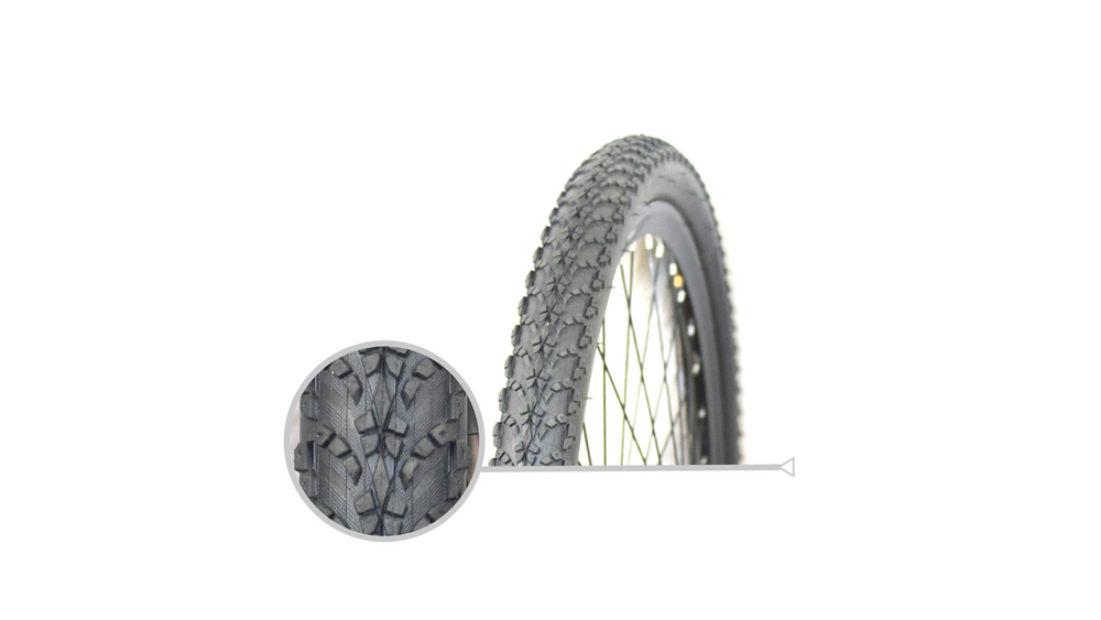 Покрышка HOGGER 26"x2.10 HG-1063, горная, TPI30, черная
