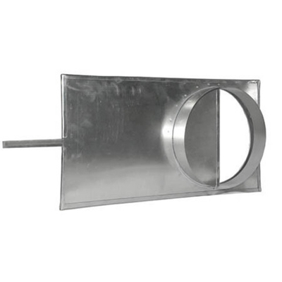 Шибер оцинкованная сталь d=110 толщина металла 0,5