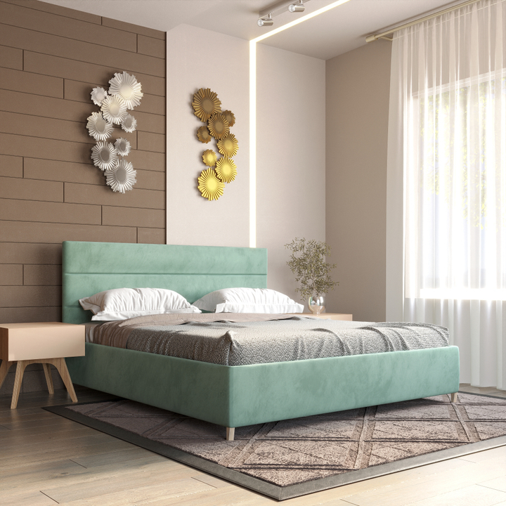 Двуспальная кровать с настилом Медиум, 160х180