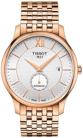 Мужские швейцарские часы Tissot Tradition Automatic Small Second T063.428.33.038.00