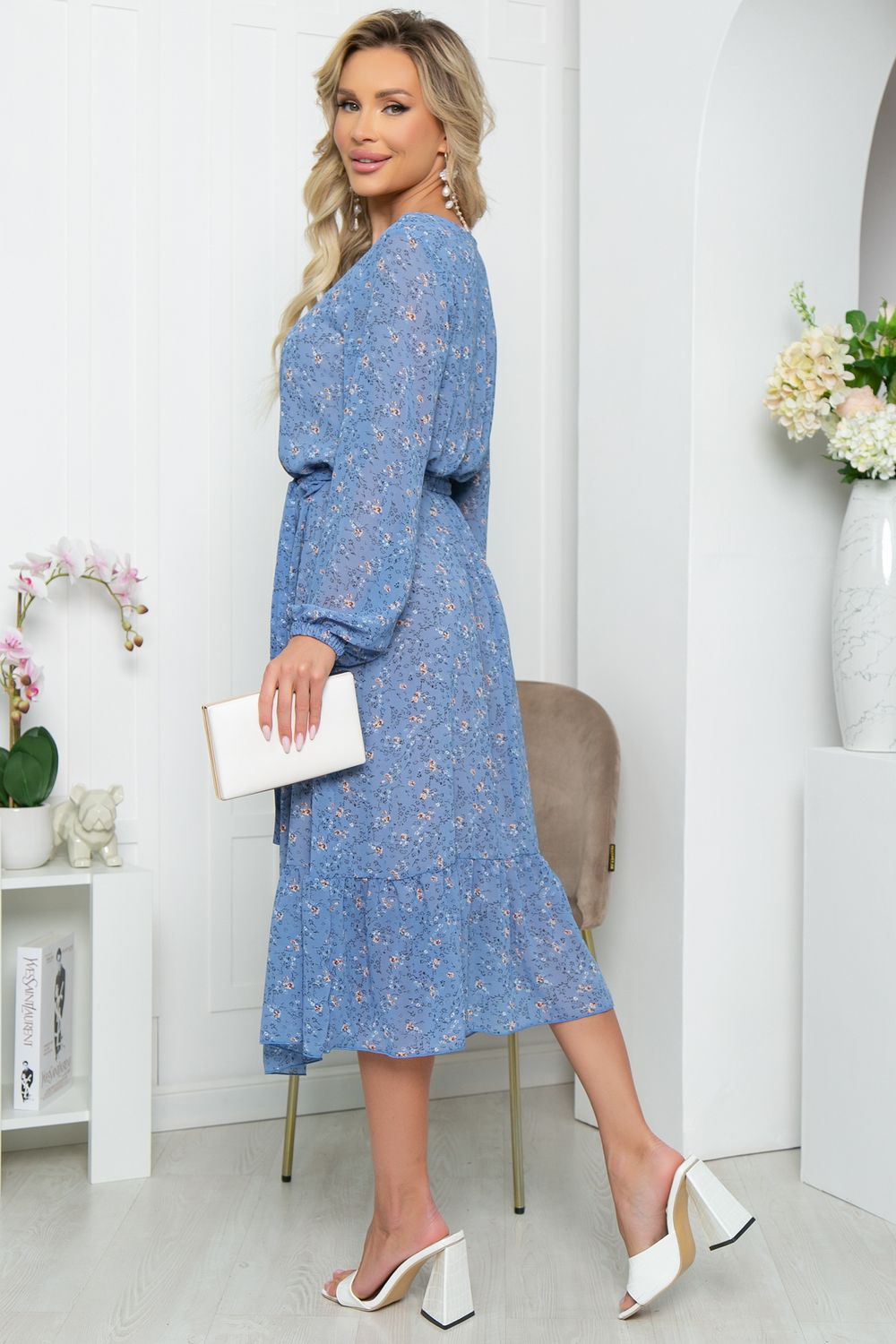 Платье "Фортуна" (голубое) П5326 LT Collection