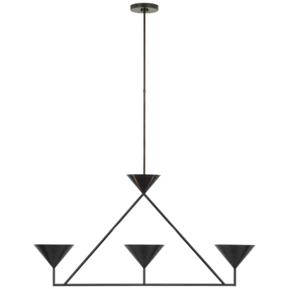 Люстра Visual Comfort Orsay Medium 3-Light Linear Chandelier (Open Box)