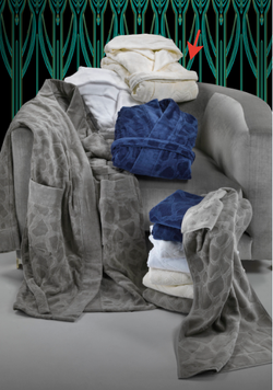 Халат Roberto Cavalli Jerapah Bathrobe Shawl Avorio Италия