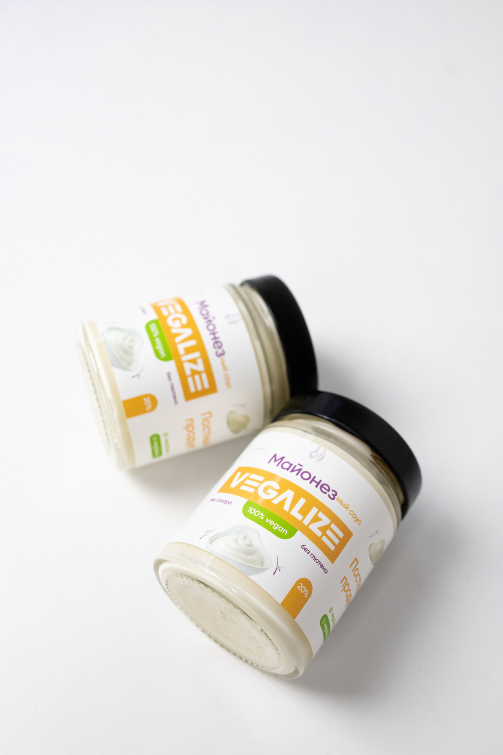 Майонезный соус VEGALIZE, легкий, постный, без сахара и глютена, низкокалорийный, для пиццы, макарон и салата