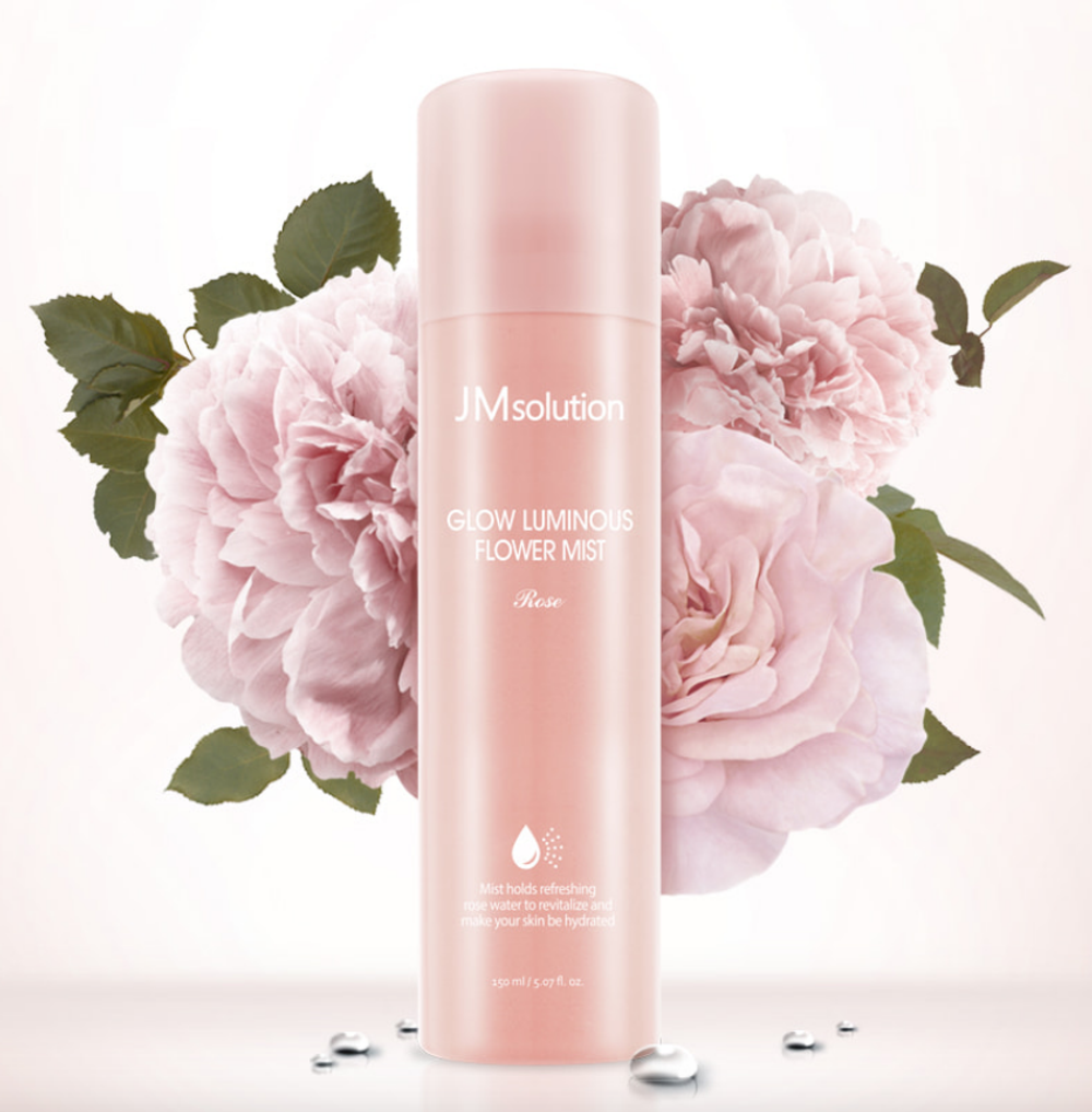 Jmsolution glow luminous flower spray rose - Увлажняющий цветочный мист-спрей