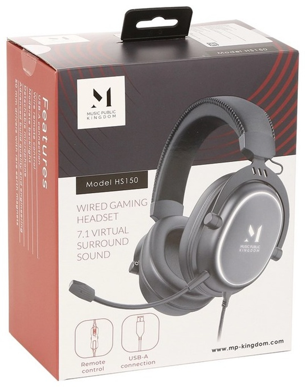 Наушники MUSIC PUBLIC KINGDOM HS150 черный