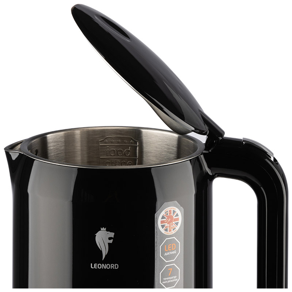 Чайник электрический LEONORD LE-1536 черный (107832)