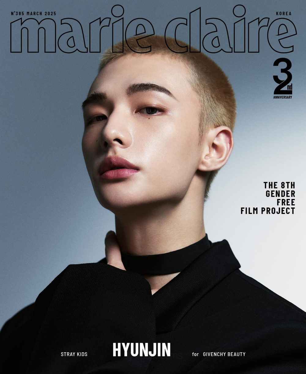 публикация MARIE CLAIRE - 2025.03 STRAY KIDS HYUNJIN C Type