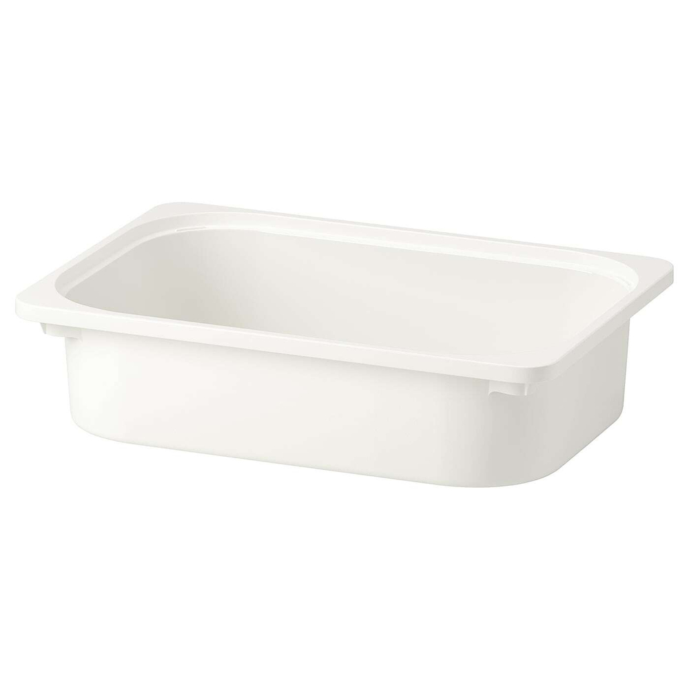 IKEA TROFAST  (ИКЕА ТРОФАСТ)  -  Контейнер, белый, 42x30x10 см