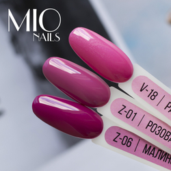 Гель-лак MIO NAILS Z-01. Розовая помада, 8мл.