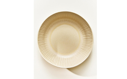 Zara Home тарелка глубокая из каменной керамики, цвет бежевый, 26 см