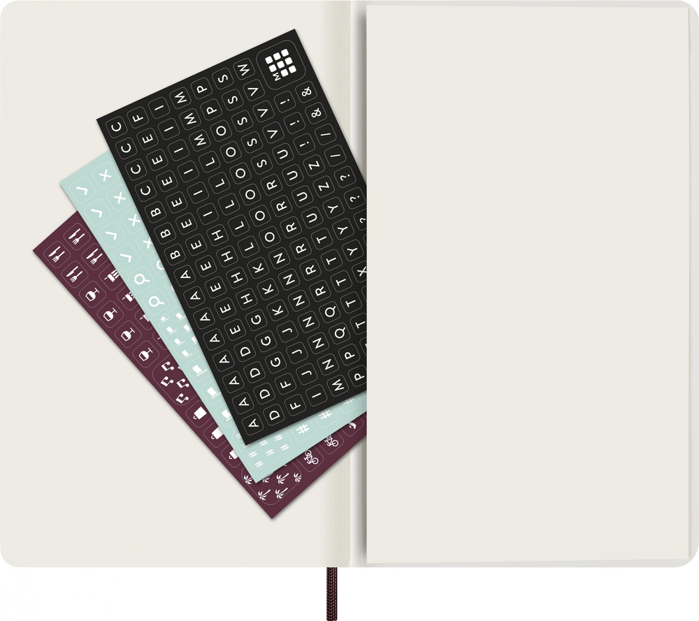 Еженедельник Moleskine PRECIOUS & ETHICAL MAMBA Large 130х210мм обложка экокожа 144 стр бургунди (DSPRETF3712WN3)