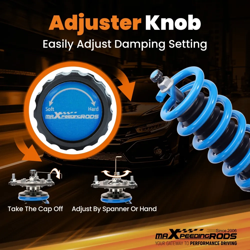 Комплект для автомобиля Audi A6 / A6 QUATTRO C7 12-18 MaXpeedingrods T6 Adjustable Coilovers Lowering Kit