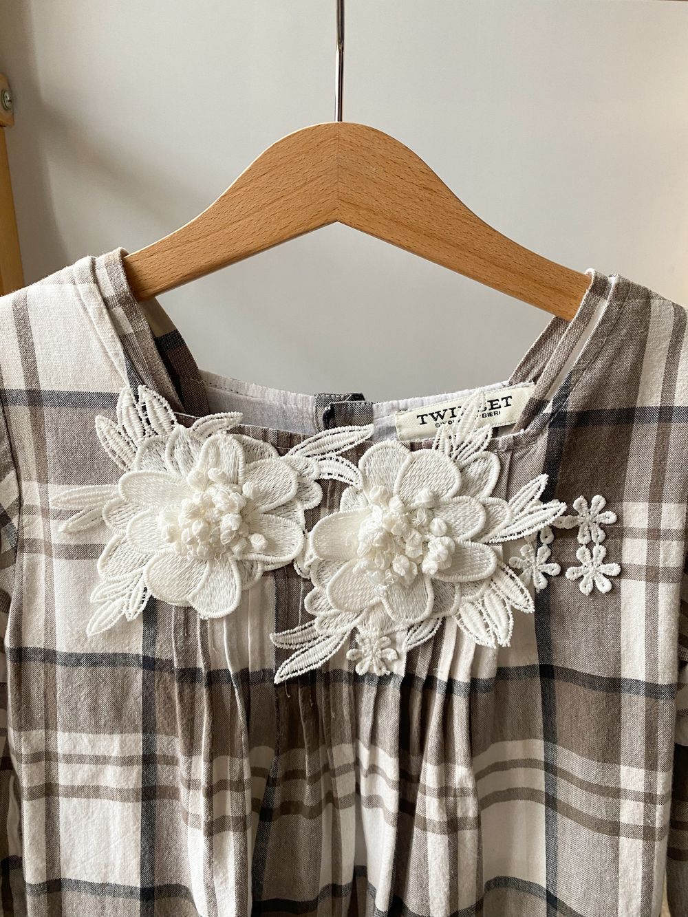 Хлопковое платье Twinset, 110