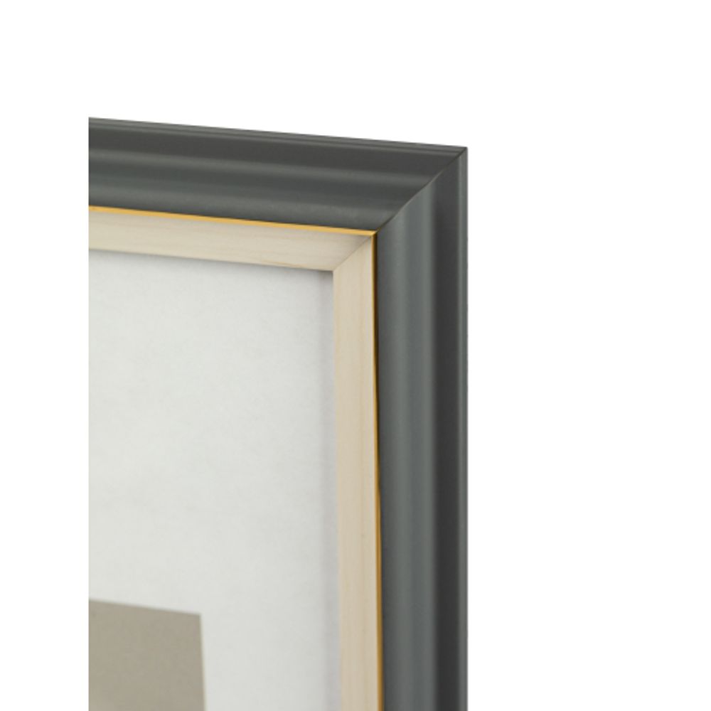 Фоторамка FA Фиеста 21х30 пластиковая со стеклом графитовый | FA фототовары