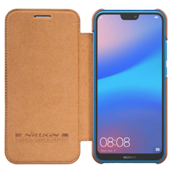 Кожаный чехол-книжка Nillkin Leather Qin для Huawei P20 Lite / Nova 3e