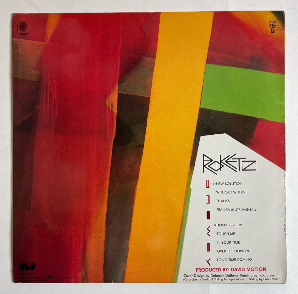 Винтажная виниловая пластинка LP Roketz One Way (Italy 1986) Rokets
