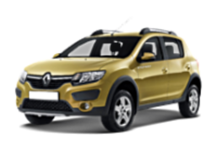 Renault Sandero Stepway на рейлинги