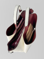 Сумка 5016-3 с тремя отсеками на коротких ручках и длинным ремешком в комплекте