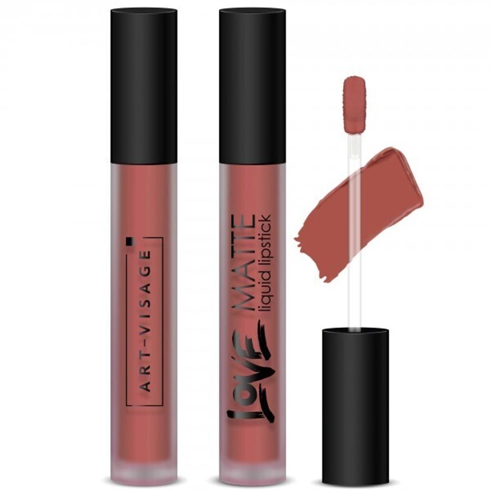 Жидкая матовая помада для губ ART-VISAGE "LOVE MATTE" - 58