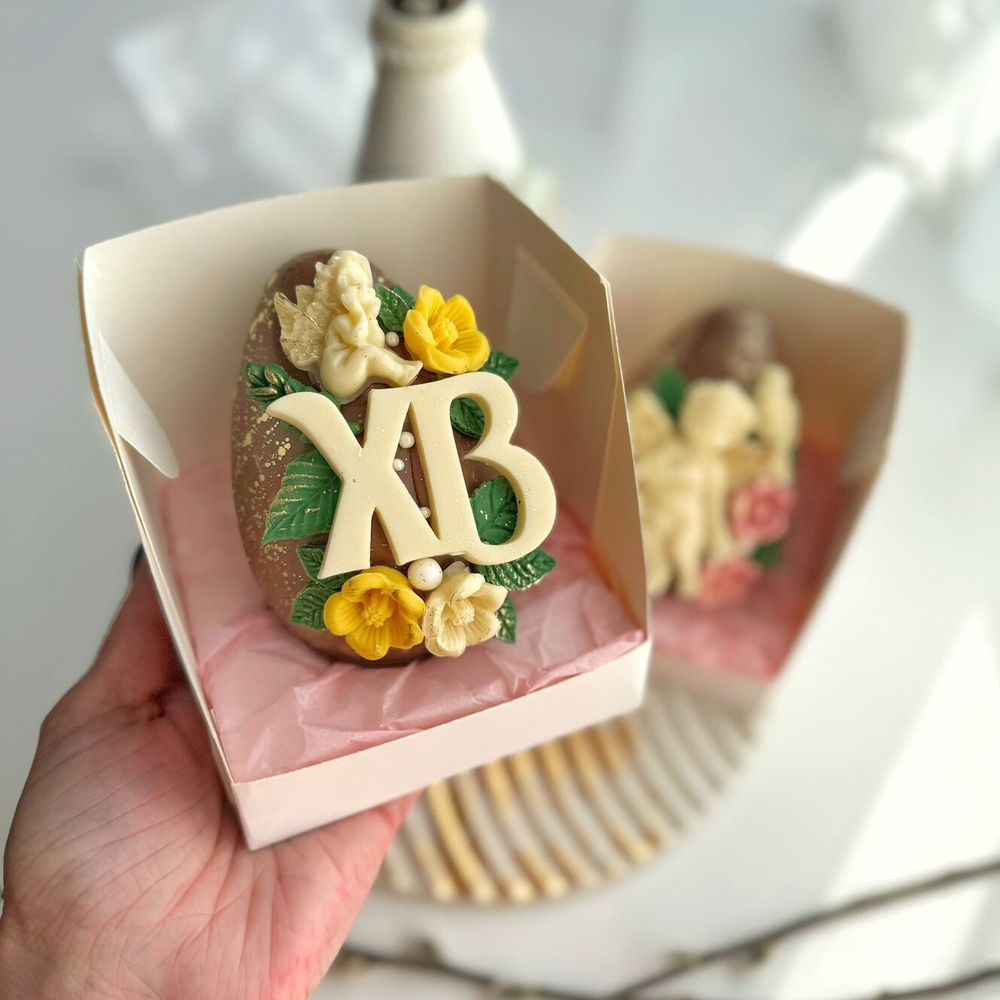 (Ликвидация) Форма поликарбонатная 11*7*6,5 см Шоколадное яйцо 3D