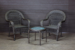 Садовый комплект из искусственного ротанга Мэдисон НЬЮ (Medison NEW) Balcony set с круглым столиком без подушек