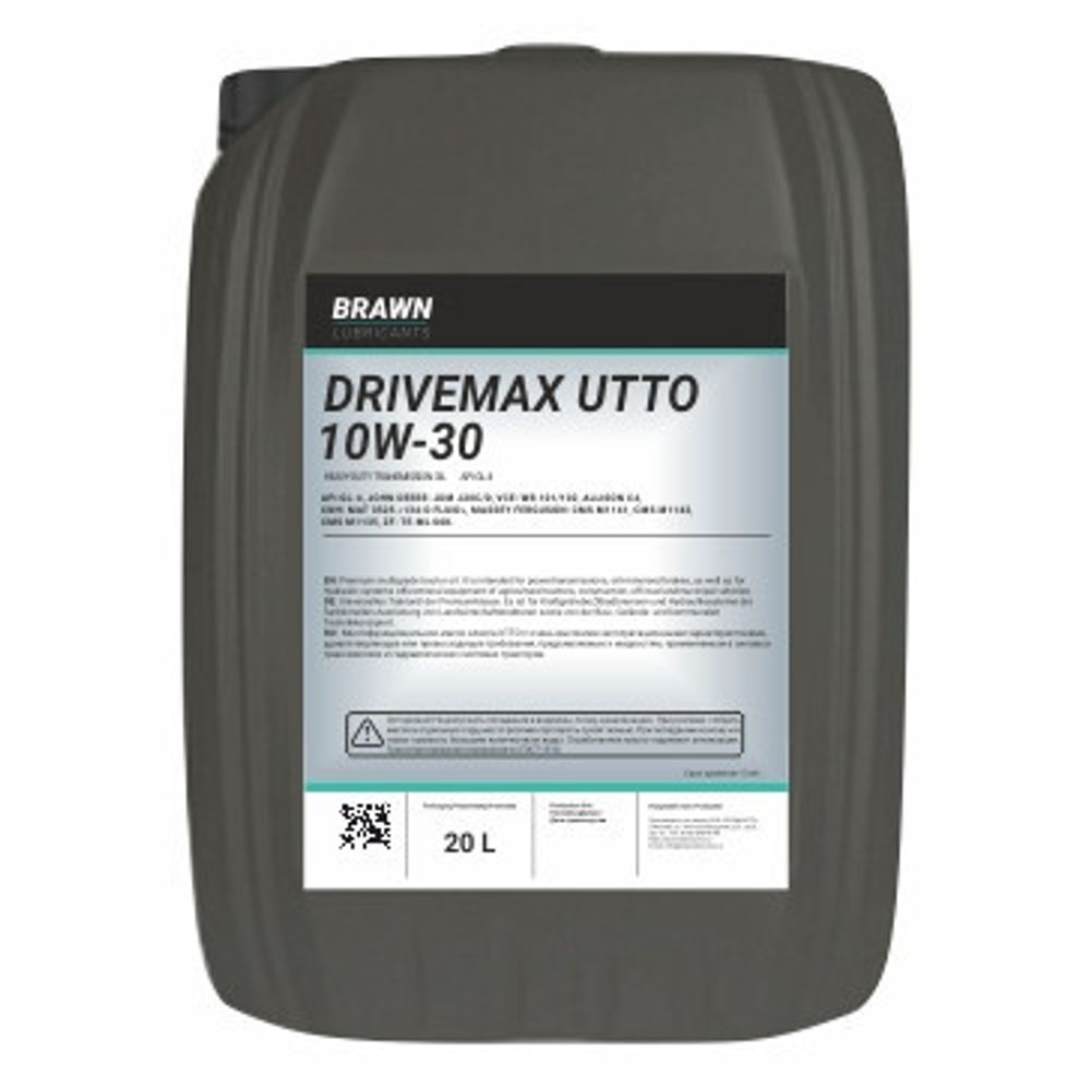 Масло трансмиссионное BRAWN DriveMAX UTTO 10W-30, 20 л