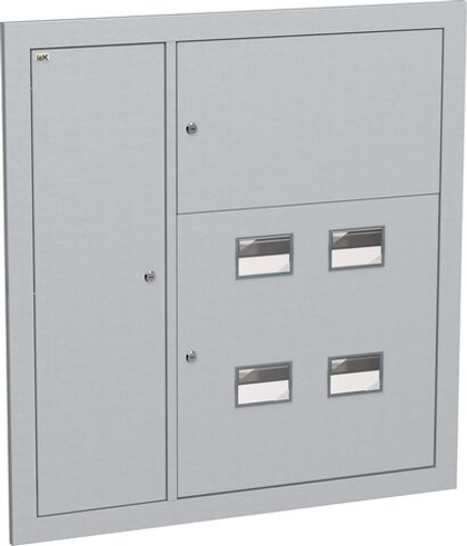 Корпус металлический ЩЭ-4-Э 36 IP31 (слаботочный отсек слева) LIGHT IEK