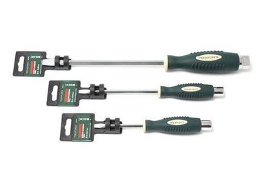 Отвертка шлицевая силовая магнитная ''Profi''S2 SL5.5х75мм, на пластиковом держателе RockForce##Rock FORCE RF-70255075