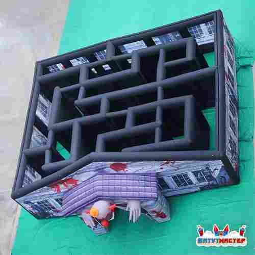 Надувной дом страха «Шапито ужасов», 10×10×5 м