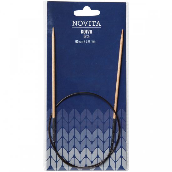 Спицы NOVITA круговые березовые на леске 60 см